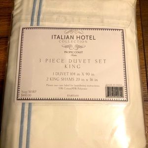 3 piece King Duvet set